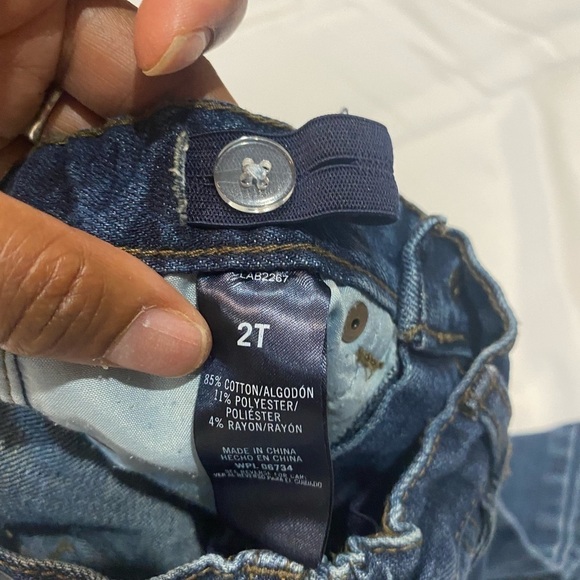 Nautica Toddler Boy Dark Jeans Size 2T expandable waist - Picture 5 of 5